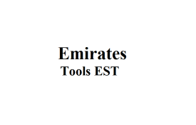 Emirates Tools EST